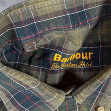 Load image into Gallery viewer, Barbour The Tartan Shirt Mens M L Green Check Long Sleeve Country Casual
