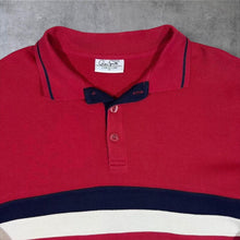 Load image into Gallery viewer, Vintage Giani Feroti Colour Block Rugby Polo Sweatshirt Red Navy White M

