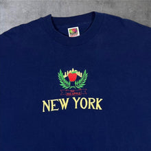 Load image into Gallery viewer, Vintage 90's New York "The Big Apple" Embroidered Souvenir Single Stitch T-Shirt
