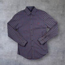 Load image into Gallery viewer, Ralph Lauren "Slim Fit" 100% Cotton Stretch Plaid Check Long Sleeve Button-Up Shirt
