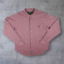 Load image into Gallery viewer, Lauren Ralph Lauren Shirt Mens 16.5 XL Red Micro Check Preppy Cotton
