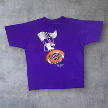 Load image into Gallery viewer, Vintage Northwestern Wildcats "Big Ten Champions 1996" Single Stitch Purple T-Shirt
