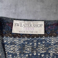 Load image into Gallery viewer, Vintage 90s Sweater Shop Aztec Waistcoat Mens S Geometric Knit Vest Made UK
