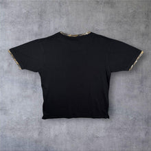 Load image into Gallery viewer, Legendary Original Deer Gear Camo Animal Graphic Ringer Cotton Black T-Shirt
