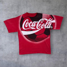 Load image into Gallery viewer, Vintage 90's Coca Cola Football World Cup Logo Spellout Graphic Single Stitch T-Shirt
