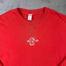 Load image into Gallery viewer, Vintage GAP 1969 Logo Graphic Red Long Sleeve Cotton T-Shirt
