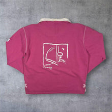 Load image into Gallery viewer, Early 00's Lazy Jacks "Fowey" Classic Pink Cotton 1/4 Zip Pullover Sweatshirt
