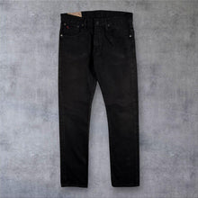 Load image into Gallery viewer, Polo Ralph Lauren Jeans Mens W30 L32 Black Denim Washed 5 Pocket RL 32 x 33
