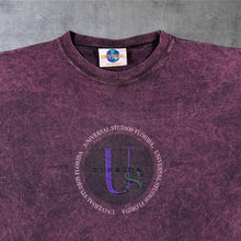 Load image into Gallery viewer, Vintage Universal Studios Florida Tourist Purple Black Stonewashed Graphic T-Shirt
