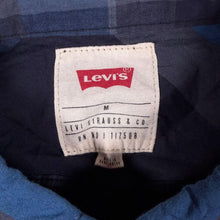 Load image into Gallery viewer, Levi's Classic Red Tab Blue Mix Check Long Sleeve Cotton Shirt
