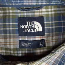 Load image into Gallery viewer, The North Face Mens XL Plaid Check Short Sleeve Shirt Hiking Outdoor TNF
