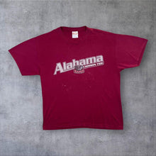 Load image into Gallery viewer, Early 00's Hanes Alabama Crimson Tide College Graphic Distressed Red T-Shirt
