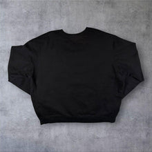 Load image into Gallery viewer, Early 00's Champion Super Fleece Mini Logo Black Heavy Crewneck Sweatshirt
