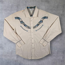 Load image into Gallery viewer, Vintage 70s Campus Rugged Country Western Shirt L Pearl Snap Cowboy Yoke USA

