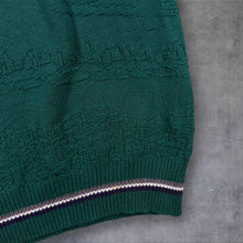Load image into Gallery viewer, Vintage 90's Cypress Links Golf Motif Embroidered Green Cotton Knit Jumper
