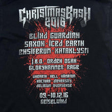 Load image into Gallery viewer, Christmas Bash (2016) Heavy Metal Hard Rock Music Band Festival Lineup Graphic T-Shirt
