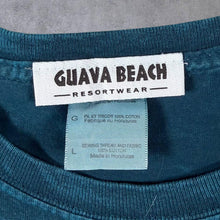 Load image into Gallery viewer, Vintage Guava Beach "Hawaii Tropical Botanical Garden" USA Tourist Blue Tie Dye T-Shirt
