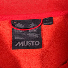 Load image into Gallery viewer, Musto Evolution Fleece Jacket XL Red Orange Full Zip Sailing Yachting Outdoor
