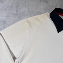 Load image into Gallery viewer, Authentic Originals England Rugby Embroidered Logo White Long Sleeve Polo Shirt
