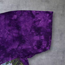 Load image into Gallery viewer, Vintage Oneita Cleveland Metropolis Zoo USA Tourist Wildlife Purple Tie Dye Single Stitch T-Shirt
