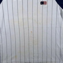 Load image into Gallery viewer, Early 00's Nike USA Navy Blue White Pinstriped Cotton Short Sleeve V-Neck T-Shirt

