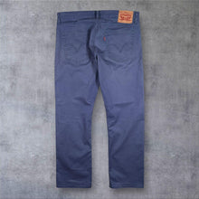 Load image into Gallery viewer, Levis 514 Straight Fit Jeans Mens W36 L32 Slate Blue Cotton Twill Trousers
