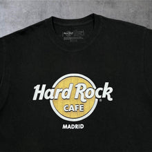 Load image into Gallery viewer, Hard Rock Cafe "Madrid" Classic Souvenir Logo Spellout Graphic T-Shirt
