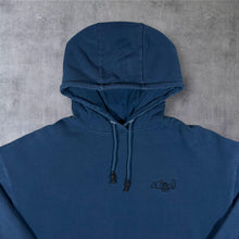 Load image into Gallery viewer, Animal Classic Embroidered Mini Logo Surfer Skater Blue Pullover Hoodie
