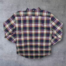 Load image into Gallery viewer, GANT "Heather Broadcloth Fitted" Multi Colour Check Long Sleeve Button-Down Shirt
