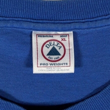 Load image into Gallery viewer, Vintage 90s Delta Pro Weight Blank T Shirt XL Blue Single Stitch USA Tee
