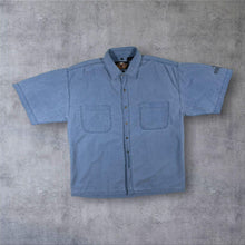 Load image into Gallery viewer, Vintage Y2K Harley Davidson Denim Shirt XL 1992 Nostalgia WLA Series Military Print
