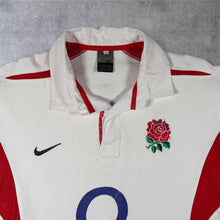 Load image into Gallery viewer, Vintage Nike England Rugby Union Shirt 2004 2005 Home Jersey O2 Men's Size L
