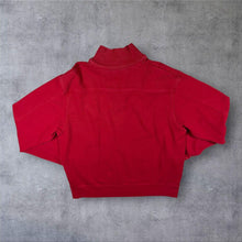 Load image into Gallery viewer, GANT Classic Embroidered Mini Logo Red 1/4 Zip Pullover Sweatshirt
