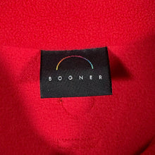 Load image into Gallery viewer, Vintage 90s Bogner Sport 1/4 Zip Fleece Red Embroidered Horse Ski Pullover L

