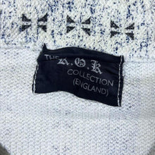 Load image into Gallery viewer, Vintage 90's The K.G.K Collection (England) Crazy Abstract Patterned Lace-Up Short Sleeve Shirt
