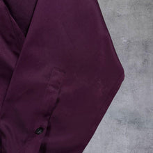 Load image into Gallery viewer, CK Calvin Klein "Performance Non-Iron" Maroon Purple Long Sleeve Slim Fit Shirt
