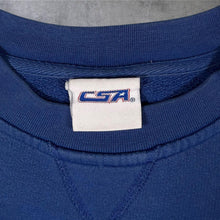 Load image into Gallery viewer, Vintage CSA "Kansas Jawhawks" College Embroidered Blue Sweatshirt
