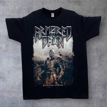 Load image into Gallery viewer, Armored Dawn “Barbarians In Black” Graphic Viking Power Metal Band T-Shirt
