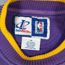 Load image into Gallery viewer, Vintage 90's Logo Athletic NBA Indiana Pacers Embroidered Basketball Purple Sweatshirt
