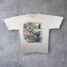 Load image into Gallery viewer, Vintage "Wetlands Vanishing" Animal Wildlife Graphic Cream T-Shirt
