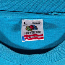 Load image into Gallery viewer, Vintage 90s Christian Religious T Shirt L Fruit Of The Loom USA Single Stitch Blue
