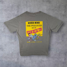 Load image into Gallery viewer, Weird Fish "Never Mind The Pollocks" Sex Fishtols Music Band Parody Graphic Grey T-Shirt
