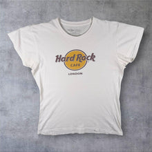 Load image into Gallery viewer, Hard Rock Cafe London T Shirt Women's XL White Classic Logo Cotton Souvenir
