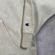 Load image into Gallery viewer, Vintage Champion Reverse Weave "Bowdoin" College Embroidered Grey Hoodie
