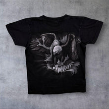 Load image into Gallery viewer, Early 00s J.I. Bald Eagle T Shirt S Black Double Sided Y2K Animal Graphic Tee
