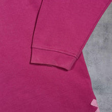Load image into Gallery viewer, Early 00's Lazy Jacks "Fowey" Classic Pink Cotton 1/4 Zip Pullover Sweatshirt
