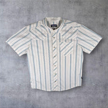 Load image into Gallery viewer, Patagonia Wisco Shirt Mens M Organic Cotton Western Pearl Snap Striped 54015
