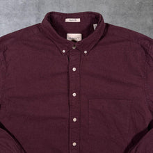 Load image into Gallery viewer, GANT "Regular Fit" Burgundy Long Sleeve Button-Down Cotton Shirt

