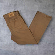 Load image into Gallery viewer, Orvis "Five Pocket" Brown Classic Straight Leg Regular Fit Cotton Jeans
