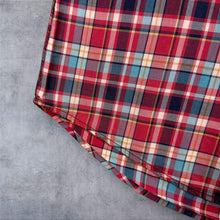 Load image into Gallery viewer, MCS Marlboro Classics Shirt XL Slim Fit Madras Plaid Western Short Sleeve
